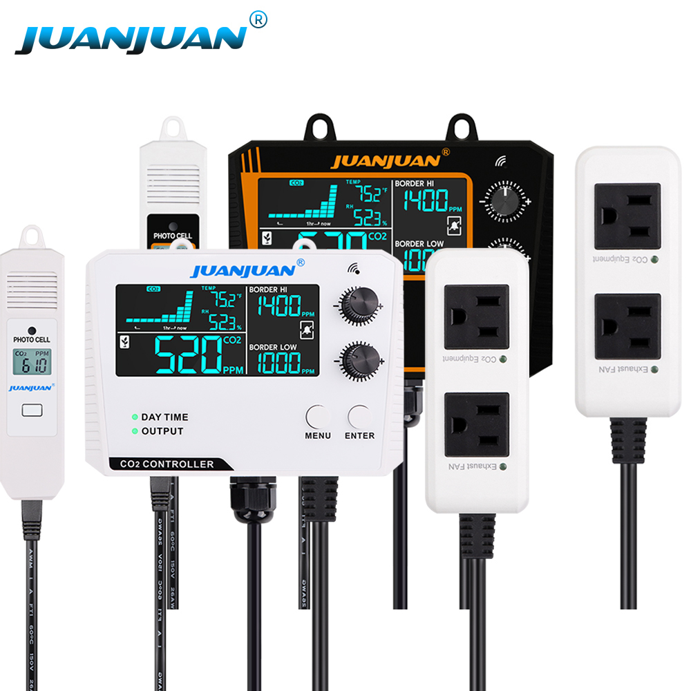 Smart Garden Greenhouse - 0 ~ 5000ppm CO2 Controller LCD