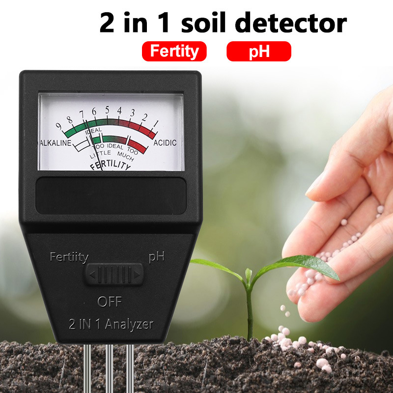 Soil Test Digital - 2 in 1 Bodem PH Vruchtbaarheid