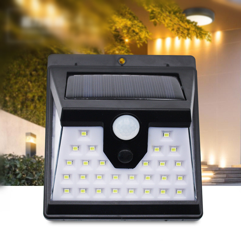 Smart Garden Fence & Balcony Hanging Planter - Slimme zonne-wandlampen met bewegingssensor 3-modi beveiligingsverlichting