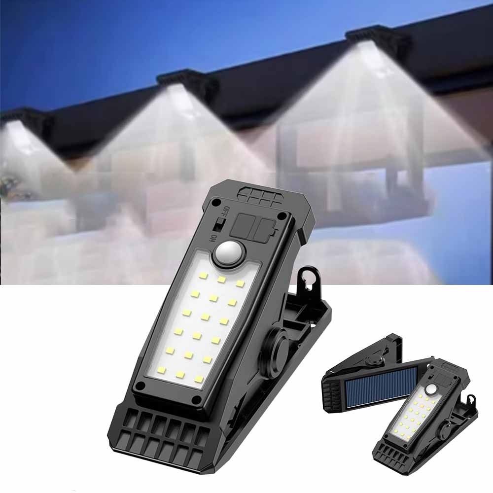 Smart Garden Fence & Balcony Hanging Planter - Clip-on Solarlamp met slimme sensor, 3