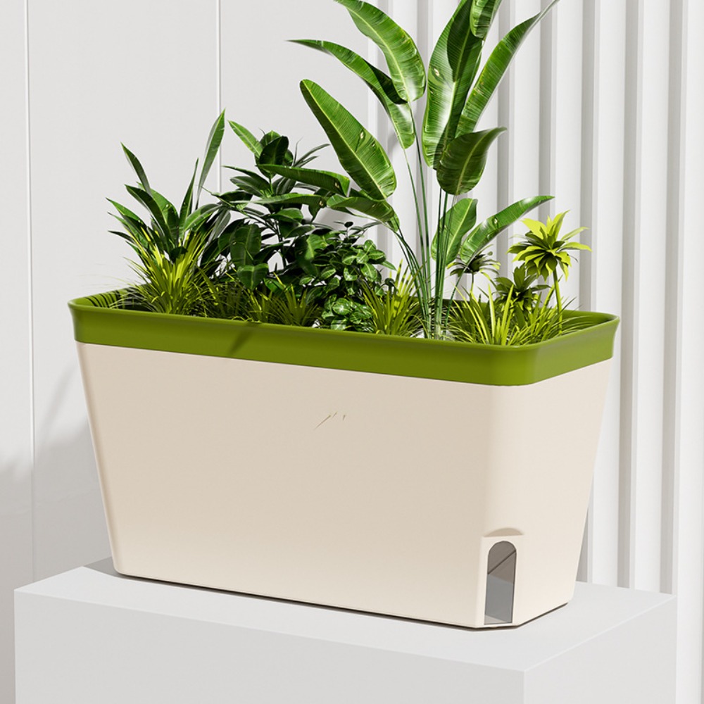Indoor Herb Garden Kit - Hoogwaardige moderne zelfwaterende plantenbakken met decoratief