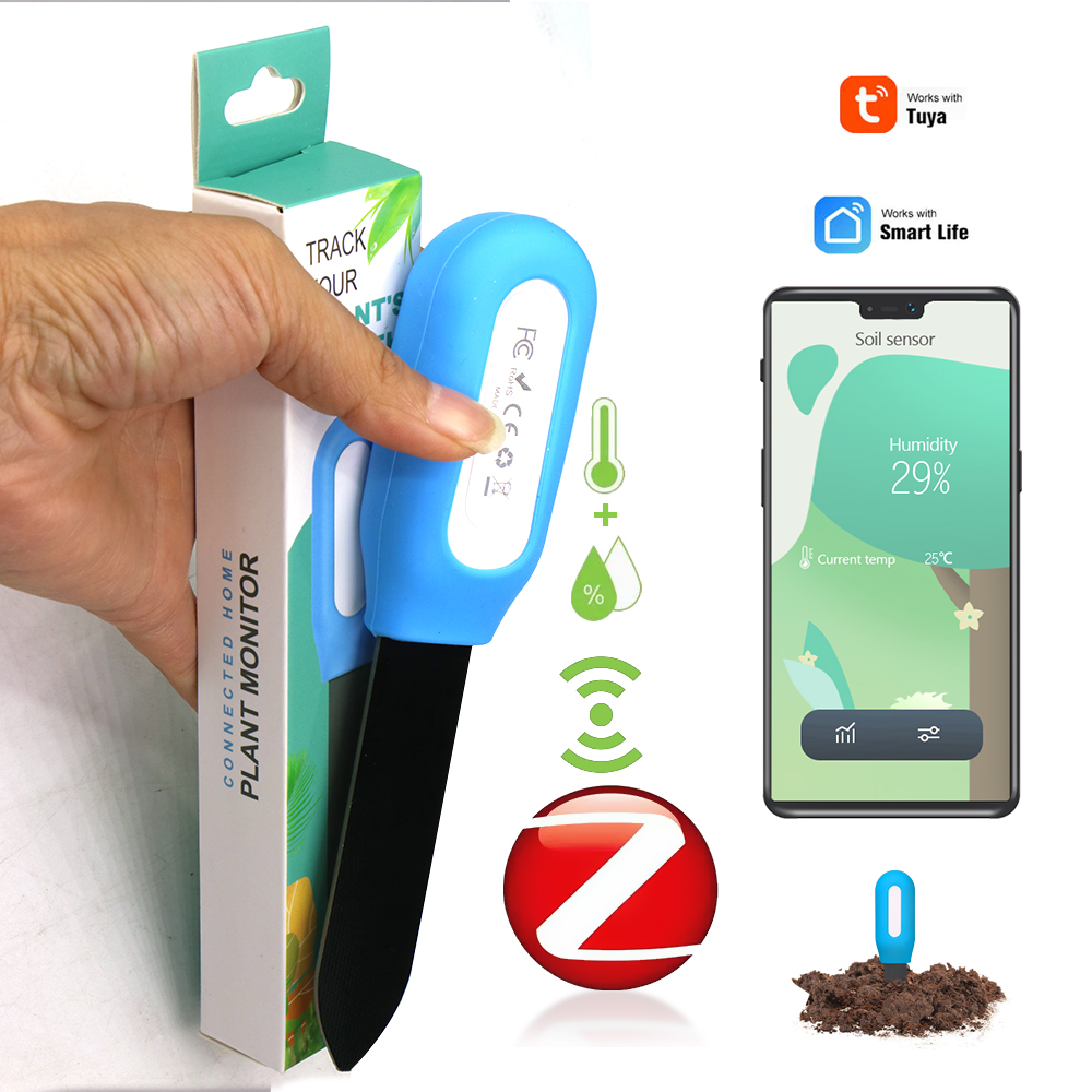 Slimme Zigbee-bodemsensor voor - Smart Garden Greenhouse recensie en prijs