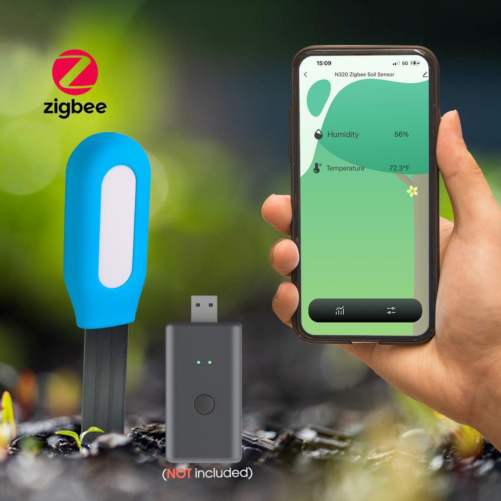 Slimme Zigbee-bodemsensor voor - Smart Garden Greenhouse recensie en prijs