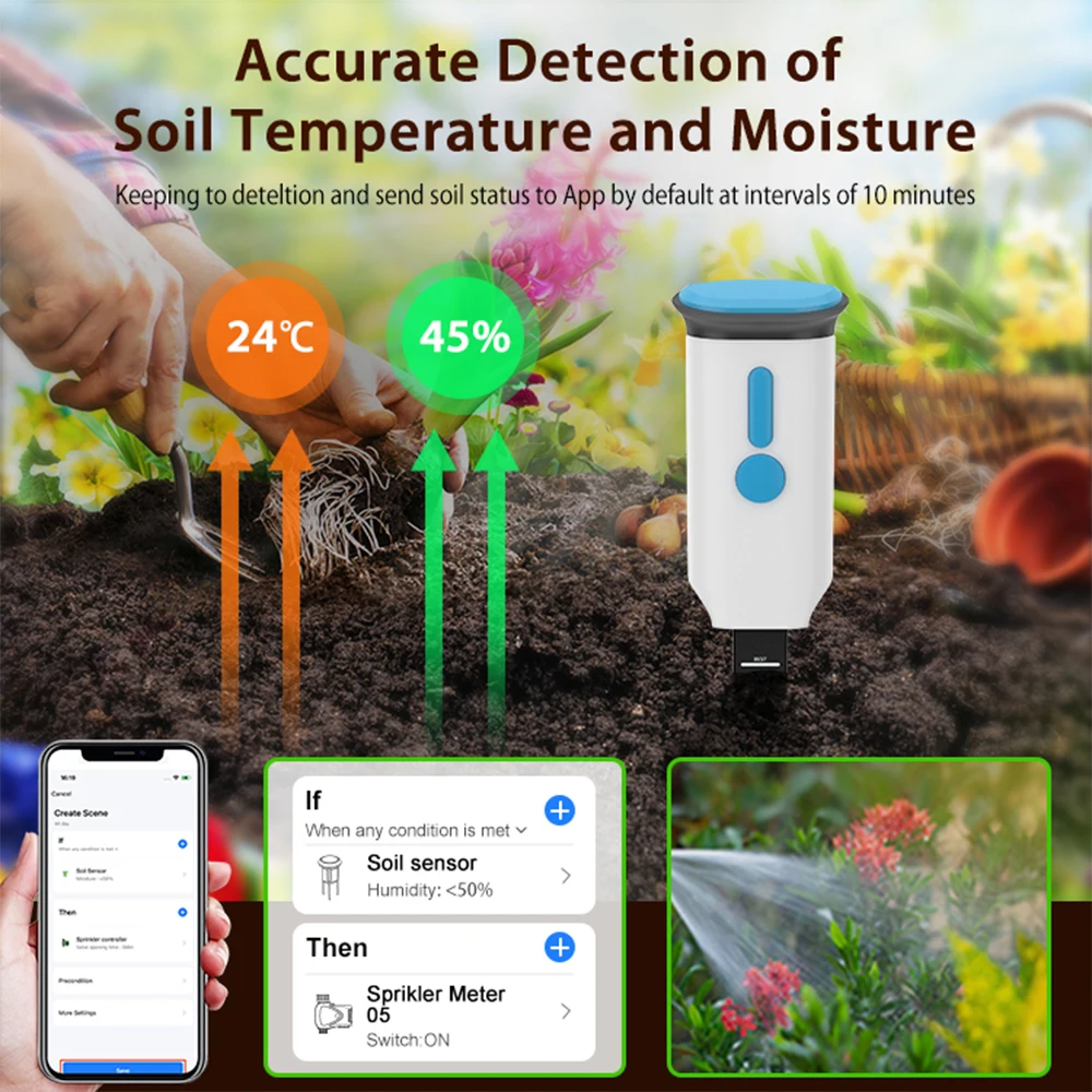 Haozee Tuya Smart WiFi Bodemvo - Smart Garden Sensors recensie en prijs