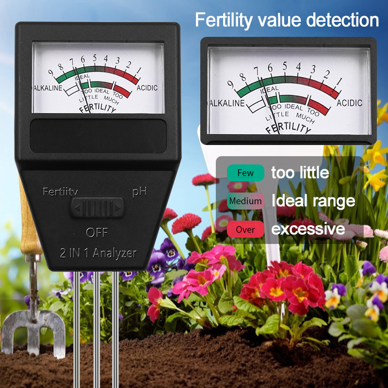 2 in 1 Bodem PH Vruchtbaarheid - Soil Test Digital recensie en prijs