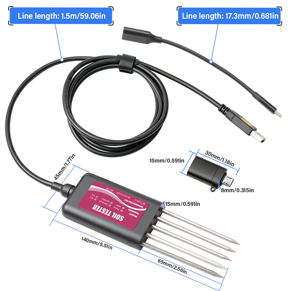 8in1 Smart Bodemtester NPK PH  - Soil Test Digital recensie en prijs
