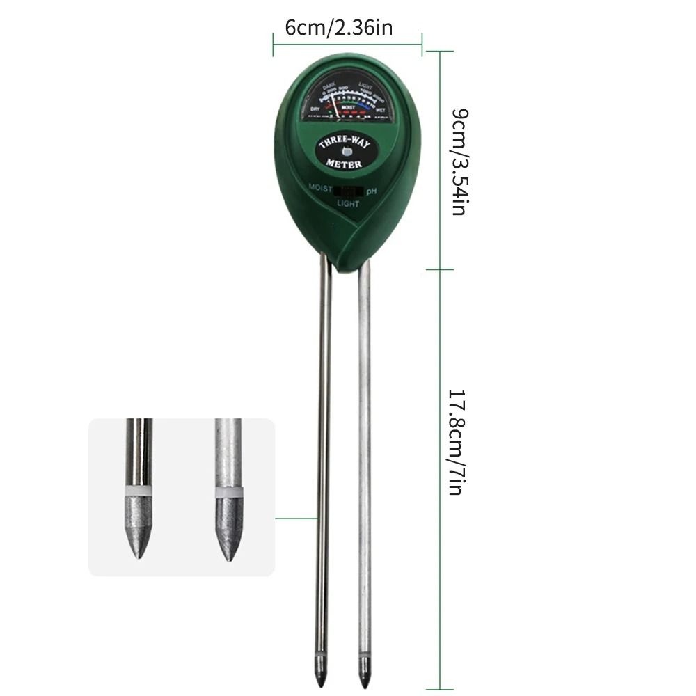 3-in-1 Bodem-pH-meter, zonlich - Soil Test Digital recensie en prijs