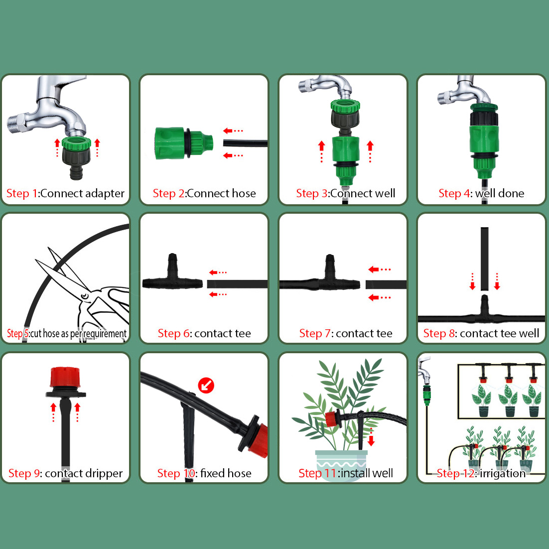 Broeikas 15M-30M Diy Druppelir - Smart Garden Project recensie en prijs