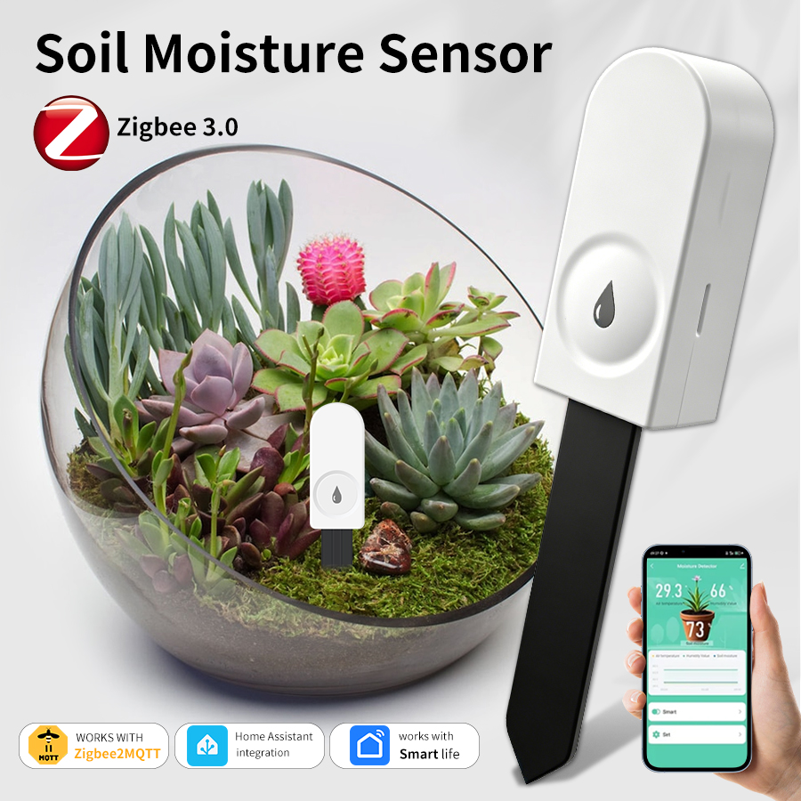 Slimme ZigBee Bodemvochtigheid - Smart Garden Sensors recensie en prijs