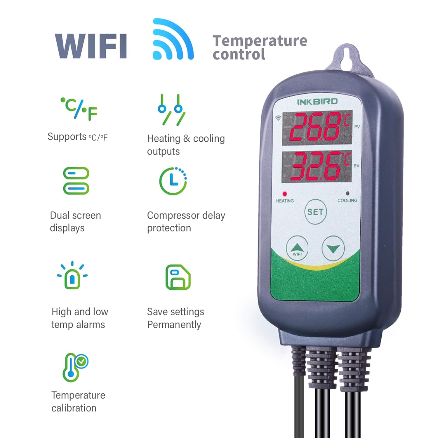 Inkbird ITC-308-WiFi Digitale  - Smart Garden Greenhouse recensie en prijs