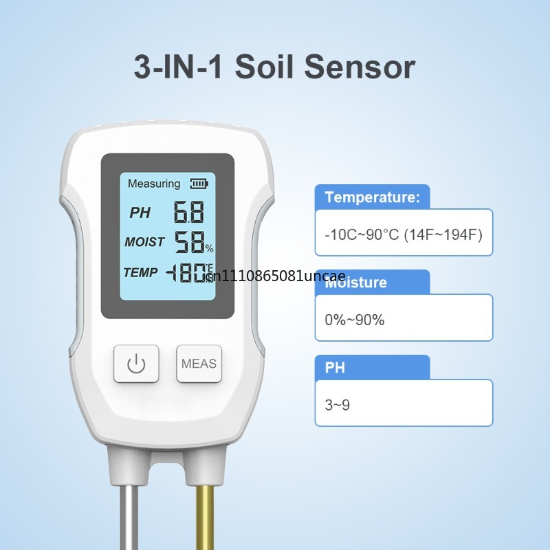 Digitale 3-in-1 bodemtester PH - Soil Test Digital recensie en prijs