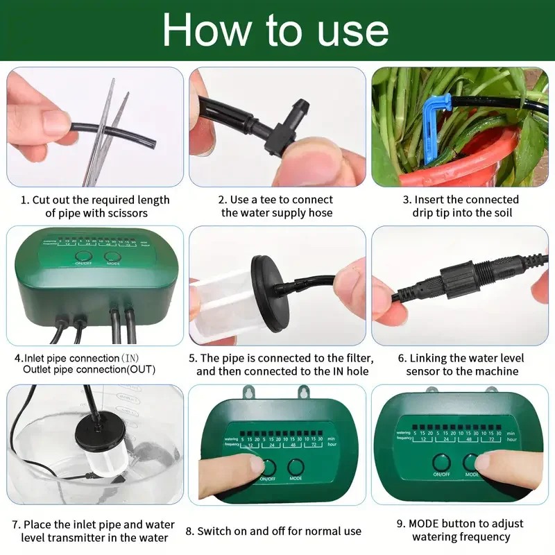 Solar Intelligente Irrigatie K - Smart Garden Greenhouse recensie en prijs