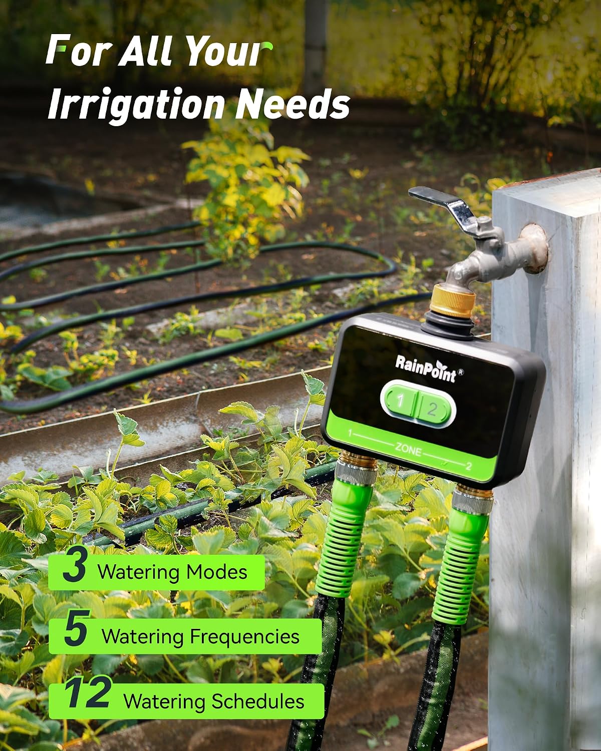 2-Zone Smart WiFi Watertimer v - Smart Garden Hose recensie en prijs