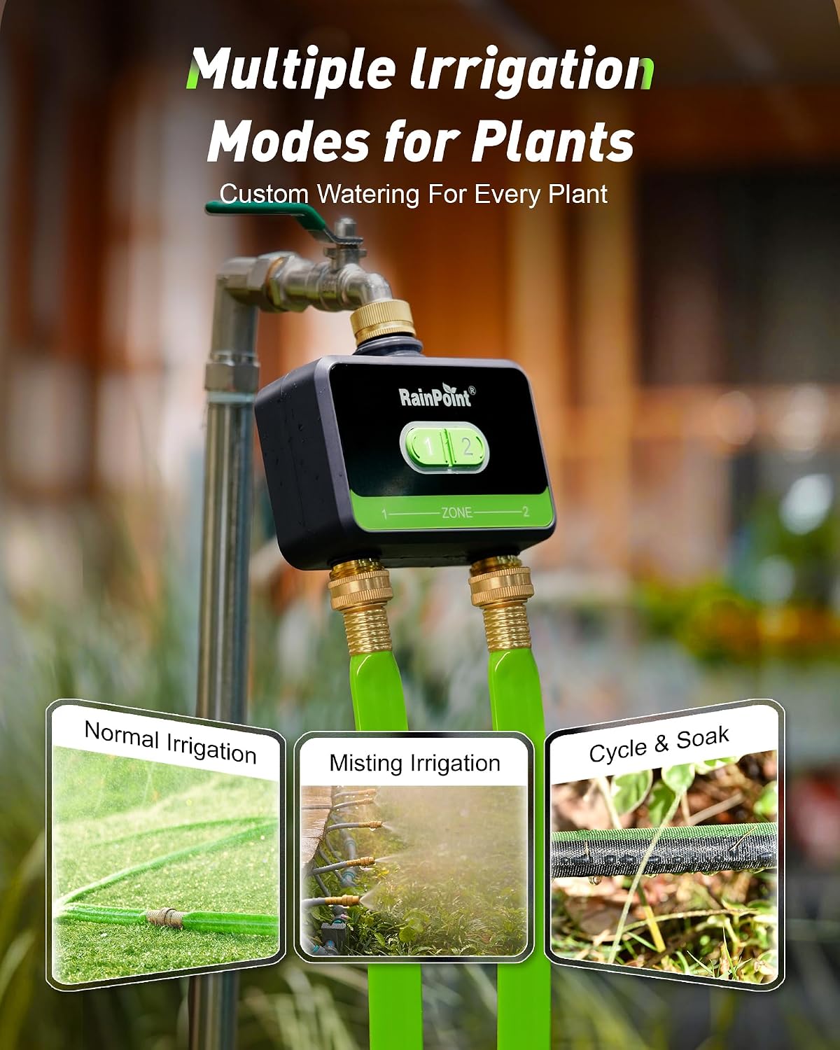 2-Zone Smart WiFi Watertimer v - Smart Garden Hose recensie en prijs