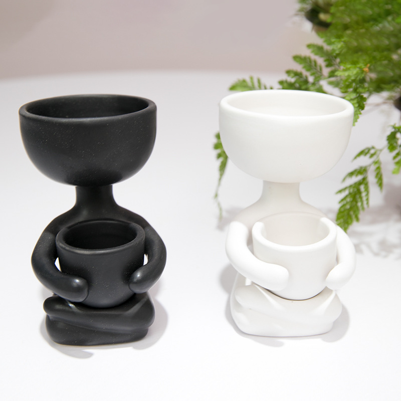 Humanoïde Keramische Bloempot  - Indoor Herb Garden Kit recensie en prijs