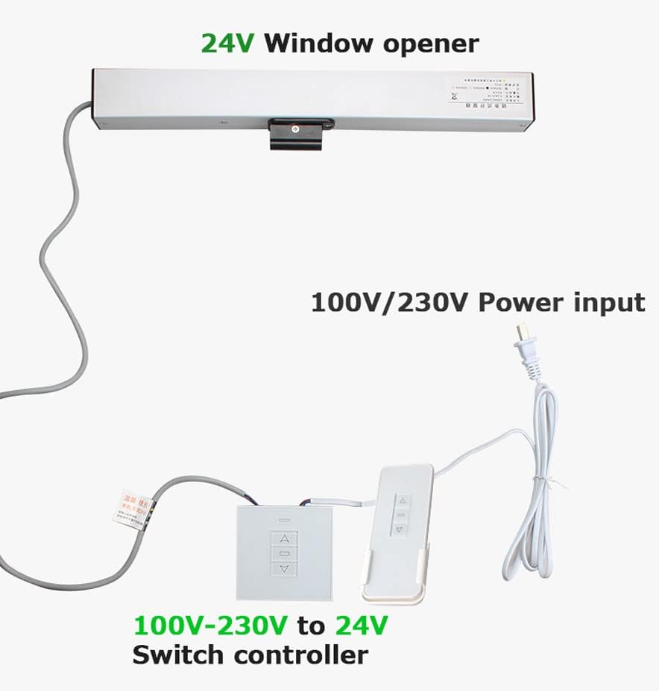 DC 600 of 700 of 800mm SMART L - Automated Greenhouse Vent recensie en prijs